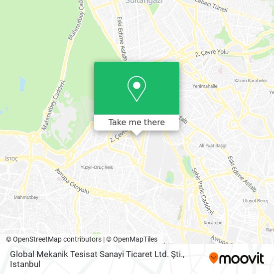 Global Mekanik Tesisat Sanayi Ticaret Ltd. Şti. map