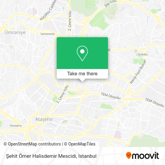 Şehit Ömer Halisdemir Mescidi map