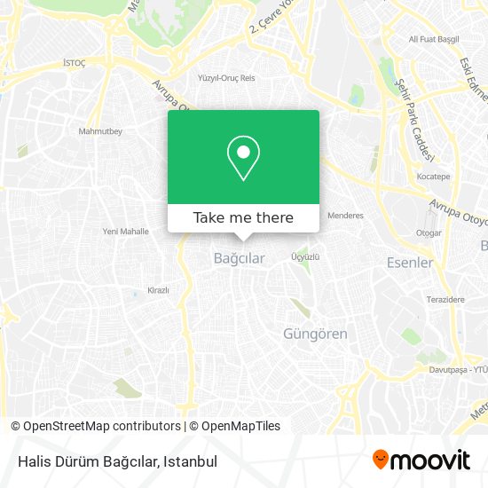 Halis Dürüm Bağcılar map