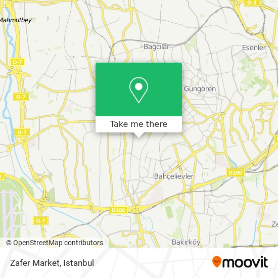 Zafer Market map