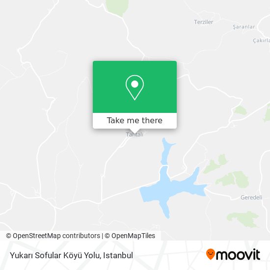 Yukarı Sofular Köyü Yolu map