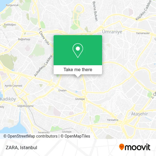 ZARA map