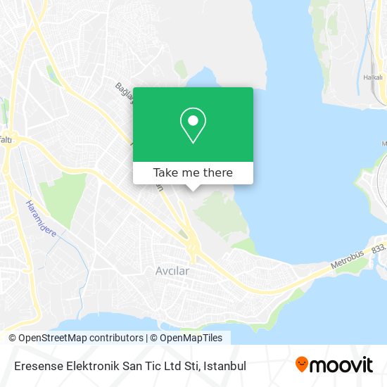 Eresense Elektronik San Tic Ltd Sti map