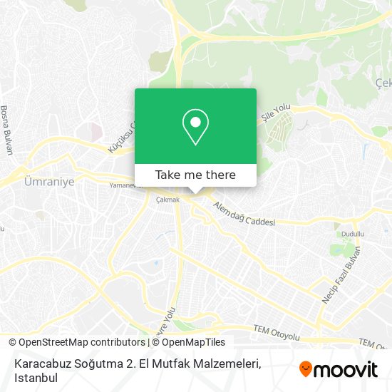 Karacabuz Soğutma 2. El Mutfak Malzemeleri map