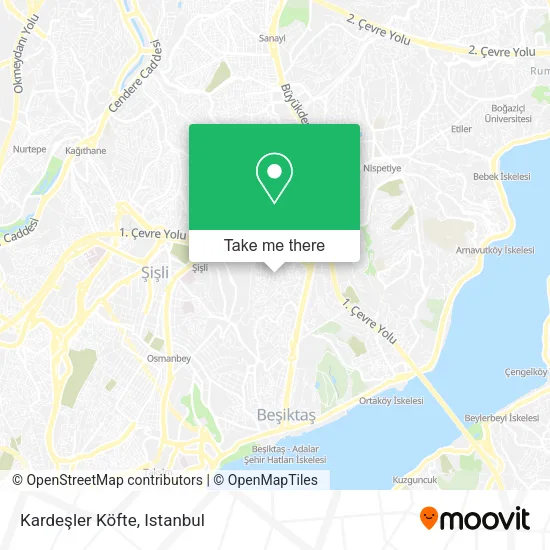 Kardeşler Köfte map