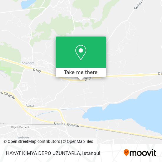 HAYAT KİMYA DEPO UZUNTARLA map