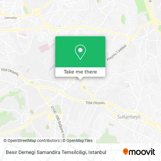 Besir Dernegi Samandira Temsilciligi map