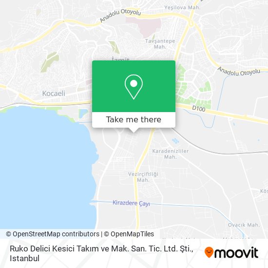 Ruko Delici Kesici Takım ve Mak. San. Tic. Ltd. Şti. map