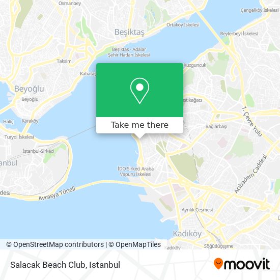 Salacak Beach Club map