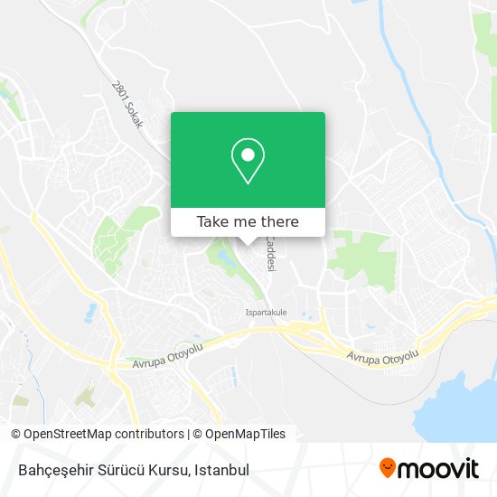 Bahçeşehir Sürücü Kursu map
