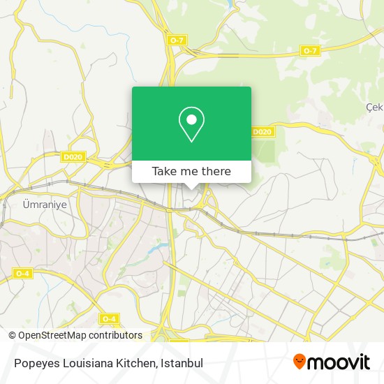 Popeyes Louisiana Kitchen map