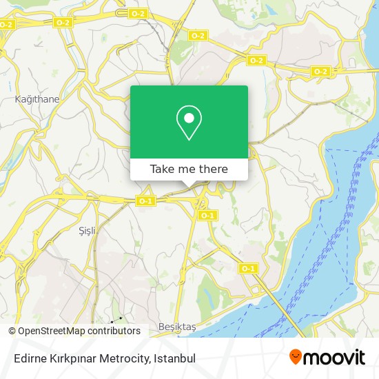 Edirne Kırkpınar Metrocity map