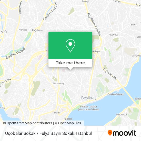 Üçobalar Sokak / Fulya Bayırı Sokak map