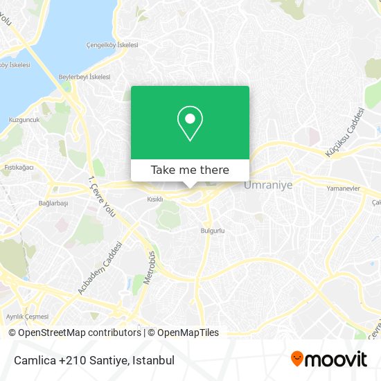 Camlica +210 Santiye map