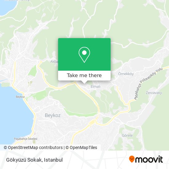 Gökyüzü Sokak map