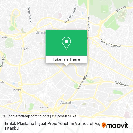 Emlak Planlama İnşaat Proje Yönetimi Ve Ticaret A.ş map