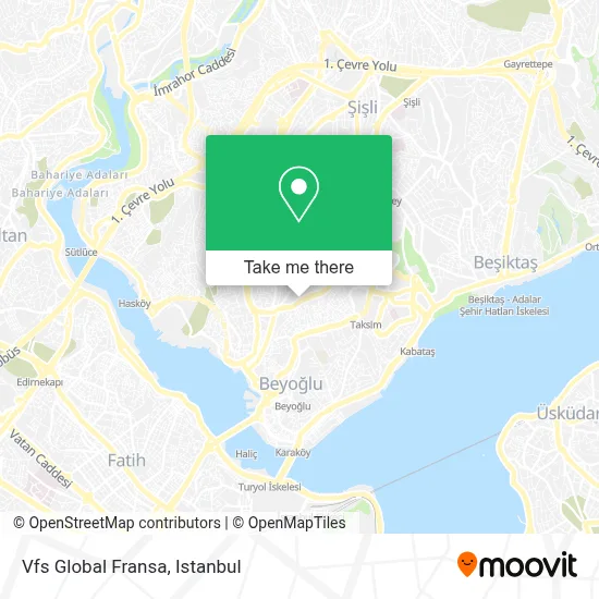 Vfs Global Fransa map