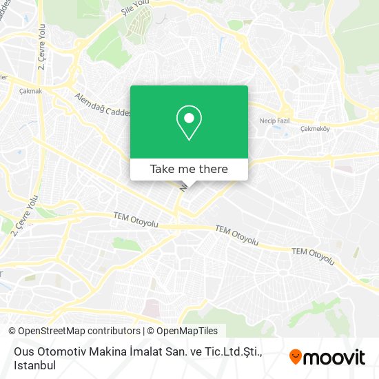 Ous Otomotiv Makina İmalat San. ve Tic.Ltd.Şti. map