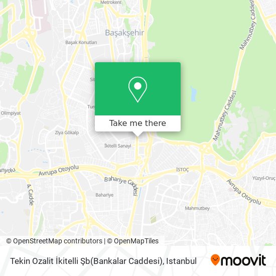 Tekin Ozalit İkitelli Şb(Bankalar Caddesi) map