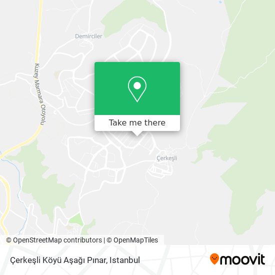 Çerkeşli Köyü Aşağı Pınar map