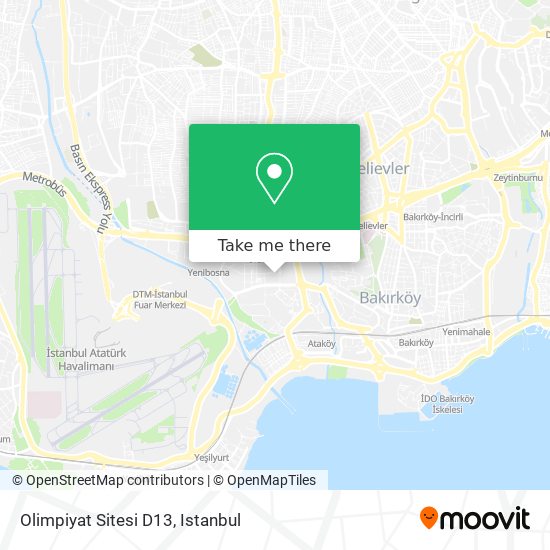 Olimpiyat Sitesi D13 map