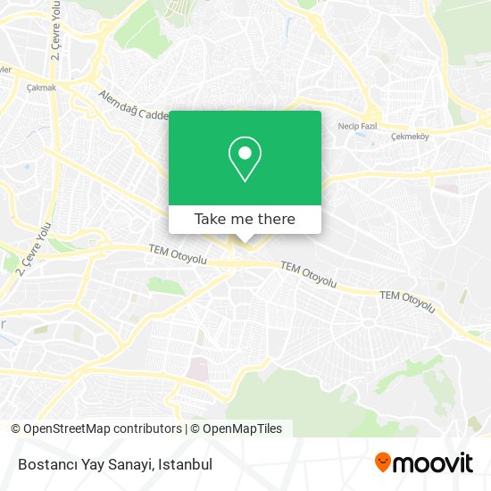Bostancı Yay Sanayi map