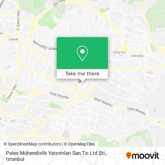 Pales Mühendislik Yatırımları San.Tic.Ltd.Şti. map