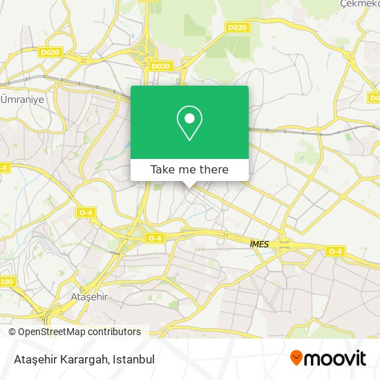 Ataşehir Karargah map