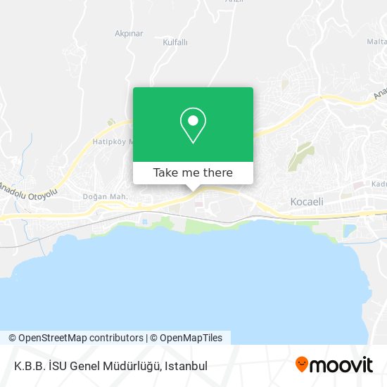 K.B.B. İSU Genel Müdürlüğü map