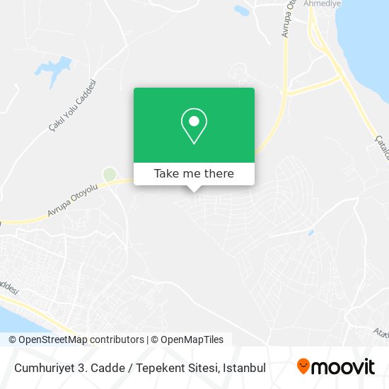 Cumhuriyet 3. Cadde / Tepekent Sitesi map