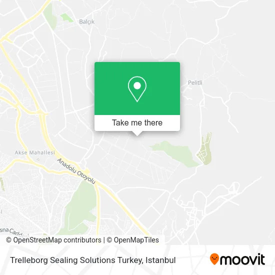 Trelleborg Sealing Solutions Turkey map