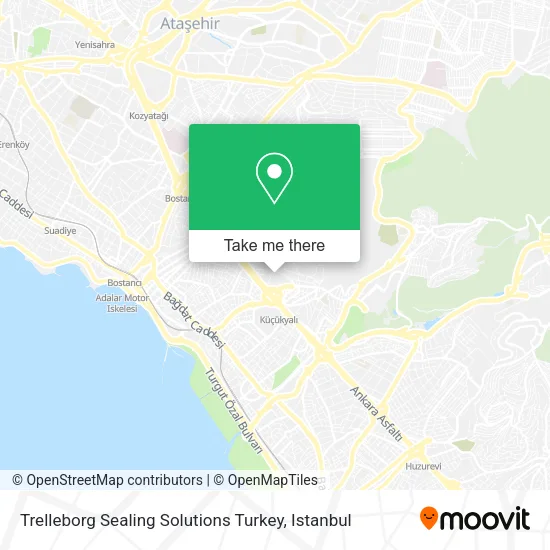 Trelleborg Sealing Solutions Turkey map