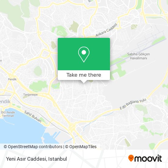 Yeni Asır Caddesi map