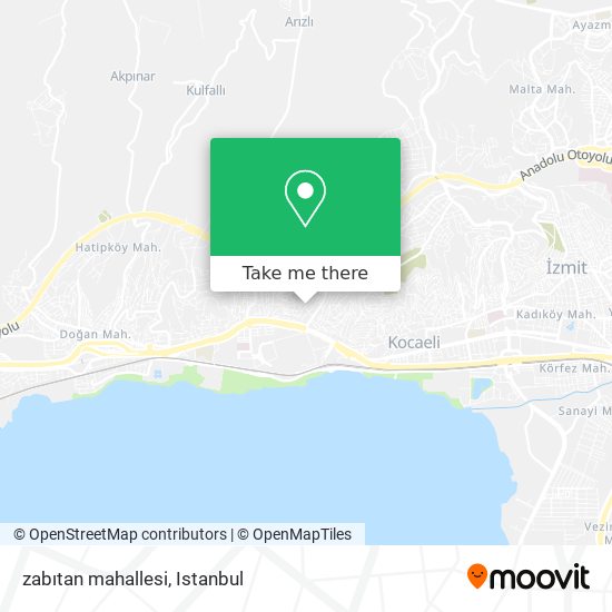 zabıtan mahallesi map