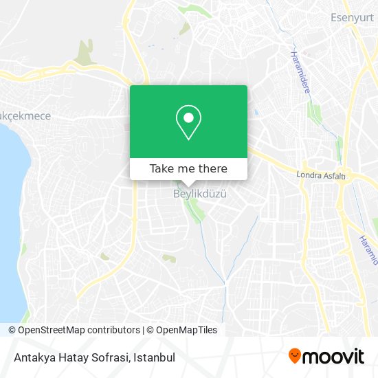 Antakya Hatay Sofrasi map