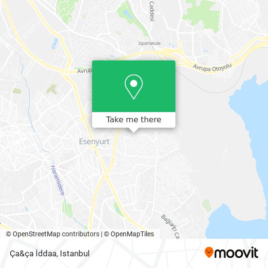 Ça&ça İddaa map