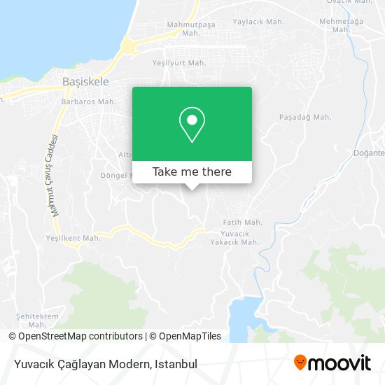 Yuvacık Çağlayan Modern map