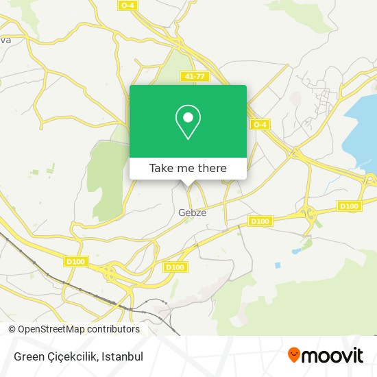 Green Çiçekcilik map