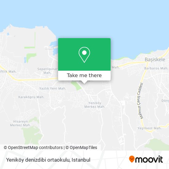 Yeniköy denizdibi ortaokulu map