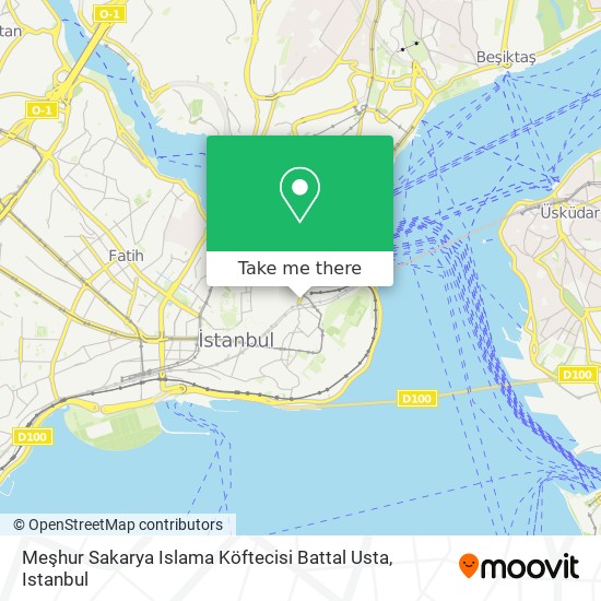 Meşhur Sakarya Islama Köftecisi Battal Usta map