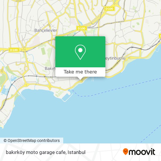 bakırköy moto garage cafe map