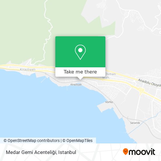 Medar Gemi Acenteliği map