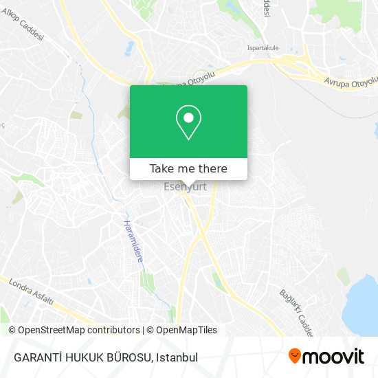 GARANTİ  HUKUK BÜROSU map