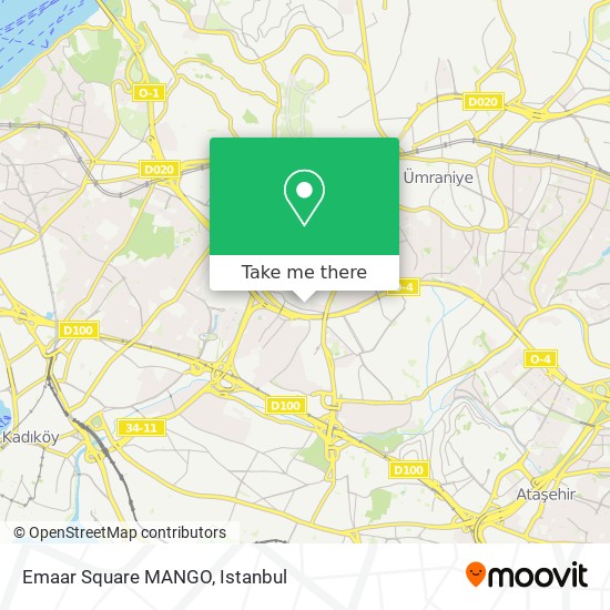 Emaar Square MANGO map