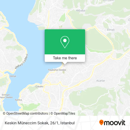 Keskin Müneccim Sokak, 26/1 map