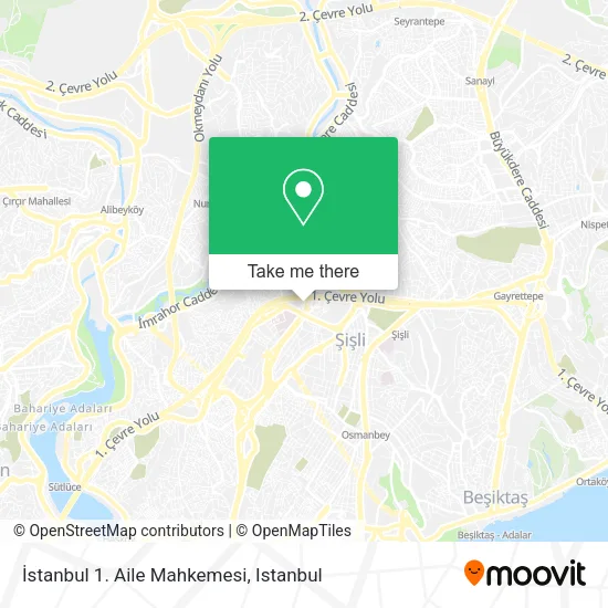 İstanbul 1. Aile Mahkemesi map