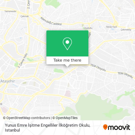 Yunus Emre İşitme Engelliler İlköğretim Okulu map