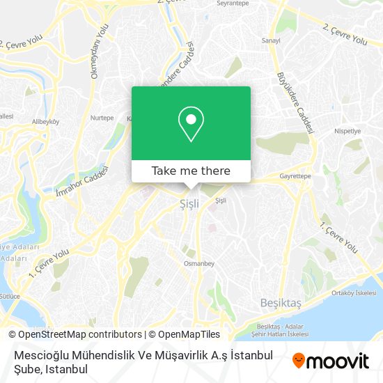 Mescioğlu Mühendislik Ve Müşavirlik A.ş İstanbul Şube map