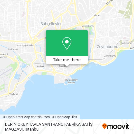 DERİN OKEY TAVLA SANTRANÇ FABRİKA SATİŞ MAGZASİ map