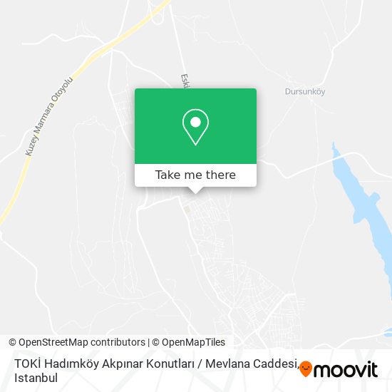 TOKİ Hadımköy Akpınar Konutları / Mevlana Caddesi map